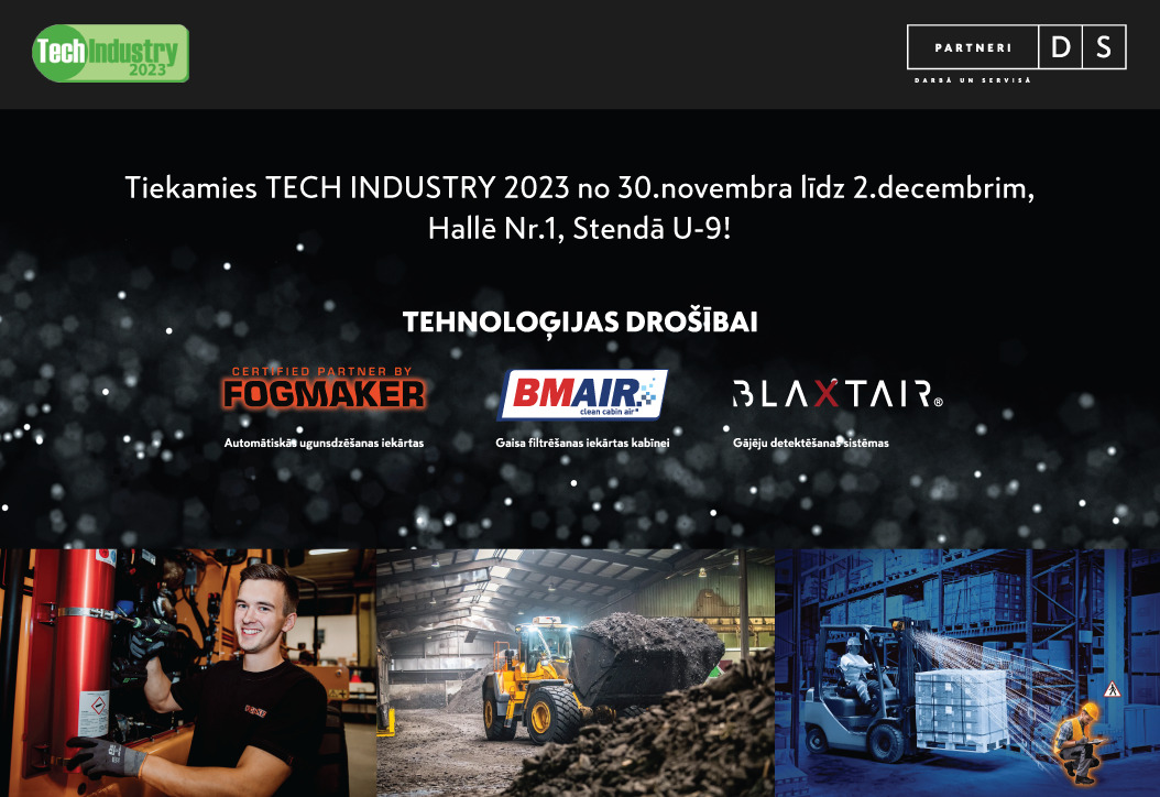 PARTNERI DS piedalās izstādē TechIndustry2023